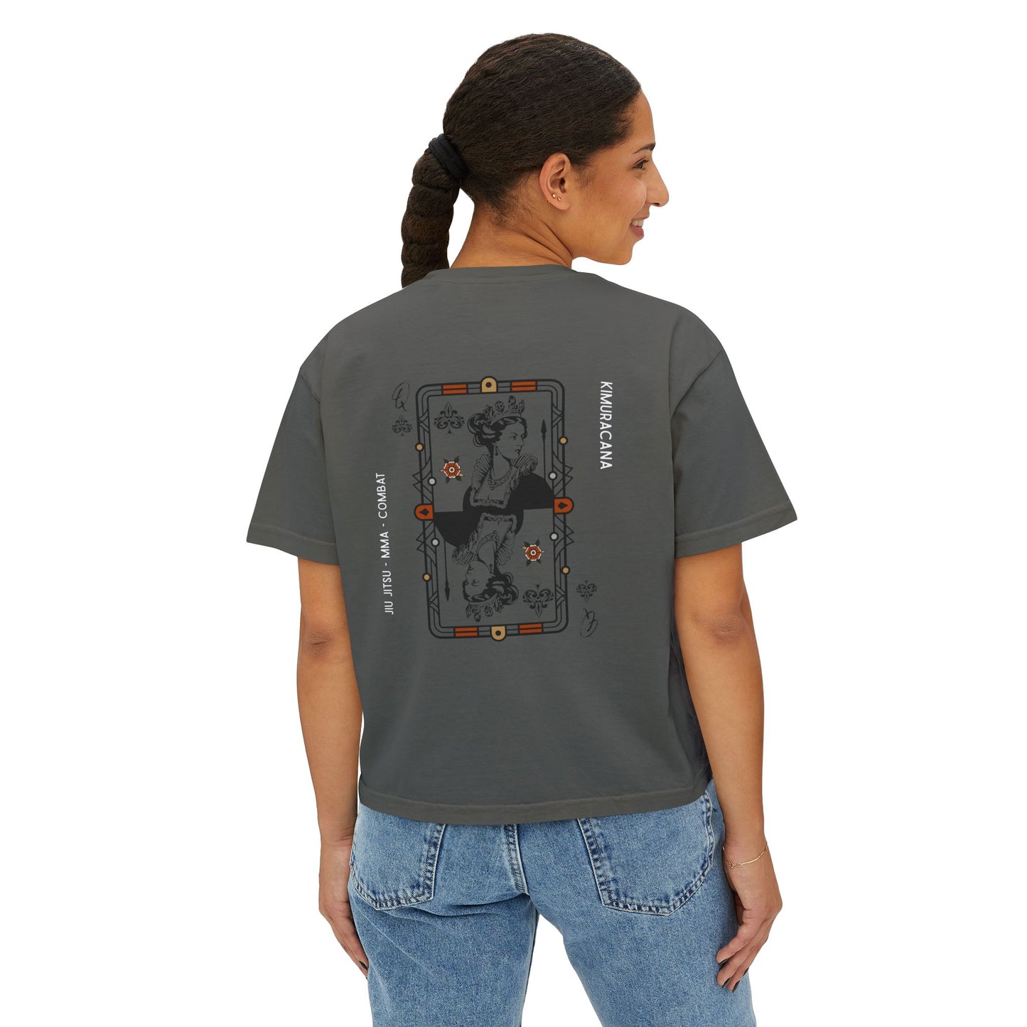 Sovereign of the Mat Boxy Tee, Stylish T-Shirt for Casual Wear, Graphic Print Top, Relaxed Fit Tee