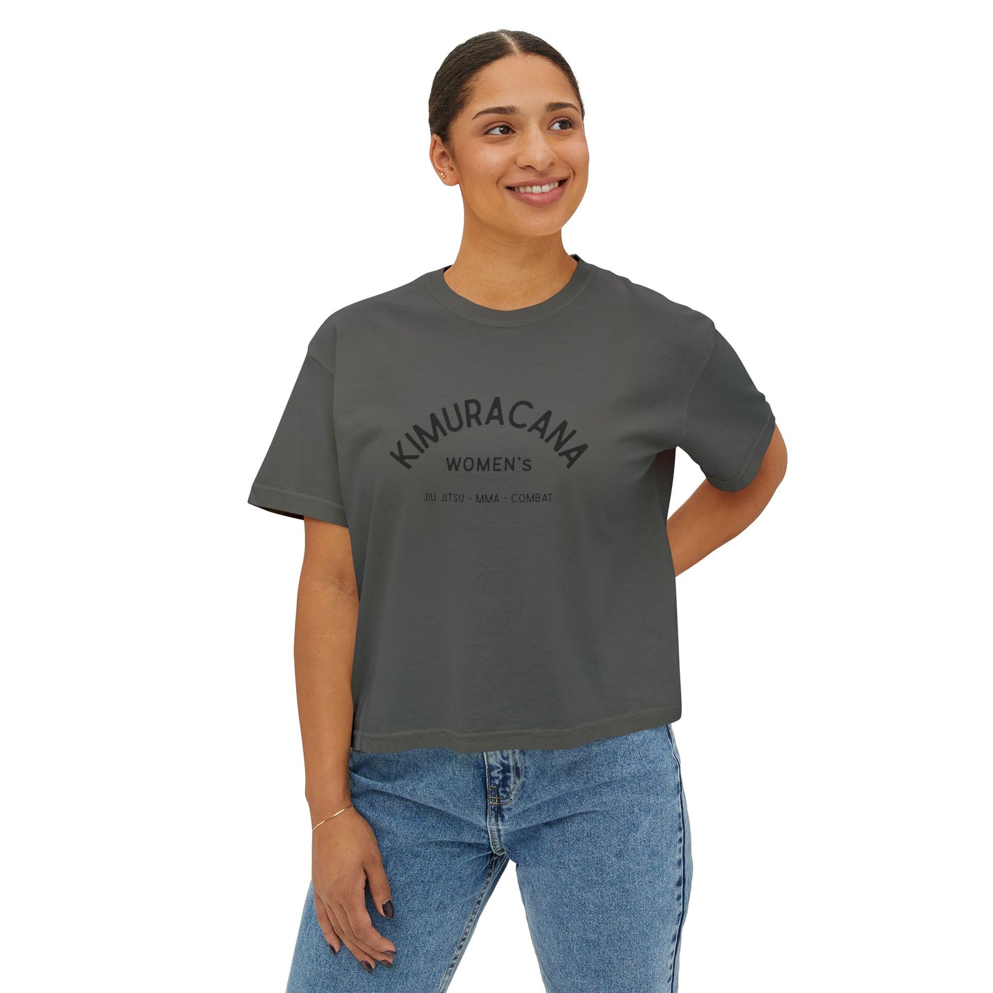 Sovereign of the Mat Boxy Tee, Stylish T-Shirt for Casual Wear, Graphic Print Top, Relaxed Fit Tee