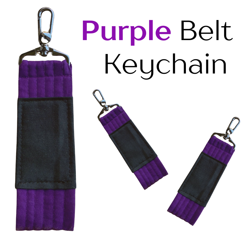 BJJ Belt Keychain